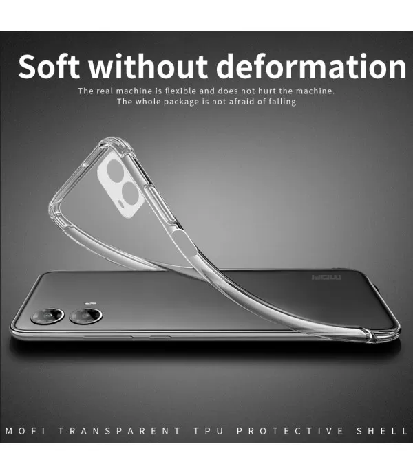 MOFI silikonska prozirna maskica za Motorola Moto G35 5G