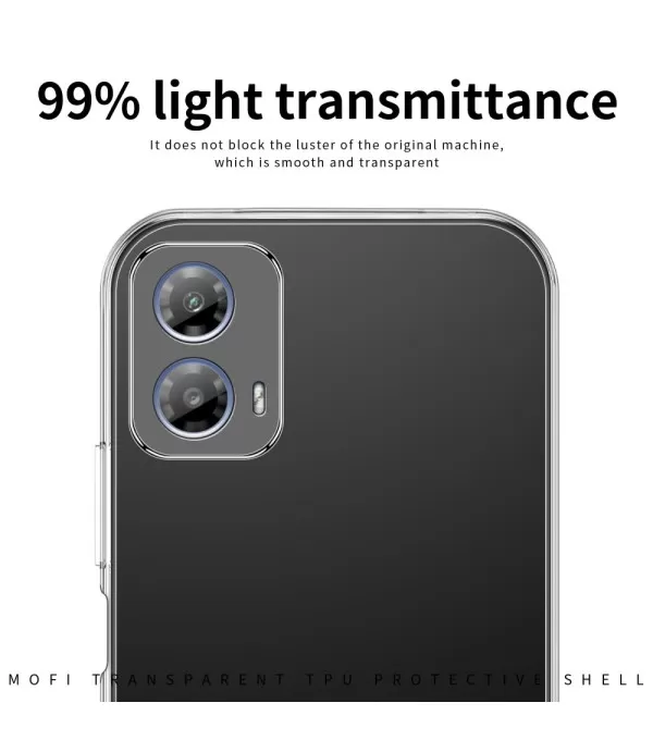 MOFI silikonska prozirna maskica za Motorola Moto G35 5G
