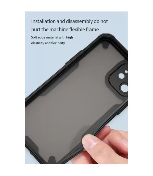 Hybrid Frosted prozirna maskica za Motorolu Moto G35 5G – Izdržljiva zaštita i moderan dizajn