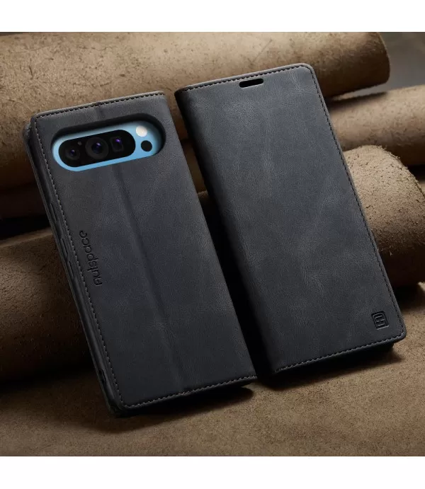AUTSPACE Premium preklopna torbica za Google Pixel 9 / Pixel 9 Pro RFID tehnologijom