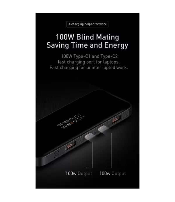 BASEUS Blade prijenosna baterija 20000mAh s brzim punjenjem 100W