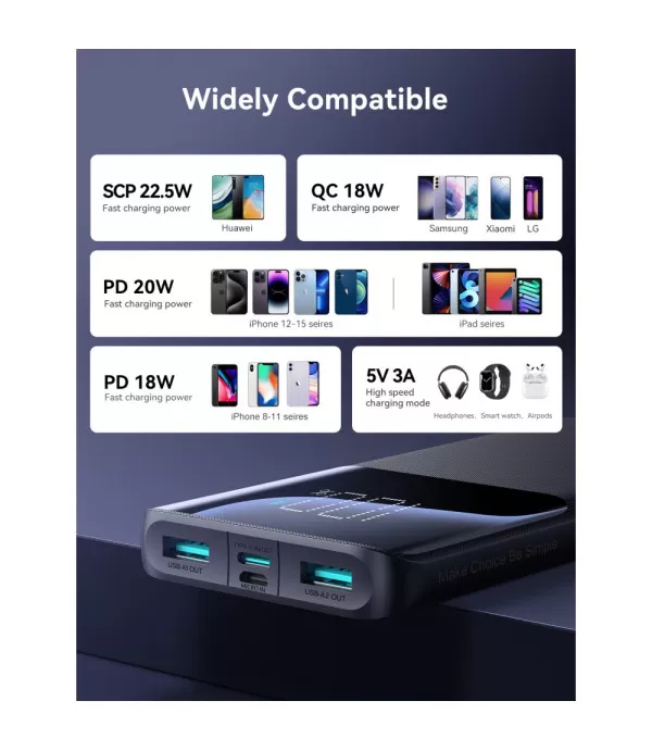 JOYROOM JR-QP191 Powerbank 10000 mAh 22.5W