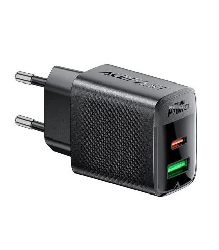 Acefast A98 GaN mrežni punjač 30W USB-C + USB A