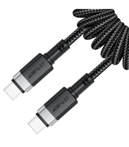 ACEFAST C14-03 USB-C na USB-C spiralni kabel za punjenje