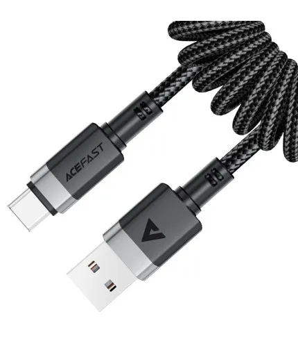 ACEFAST C14-04 USB-A na USB-C spiralni kabel za punjenje