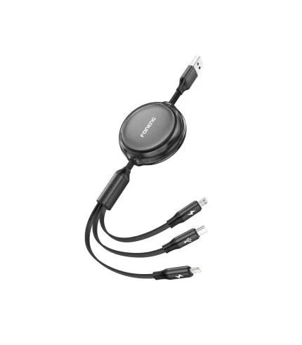 Foneng X113 3u1 USB kabel Micro USB / USB-C / Lightning