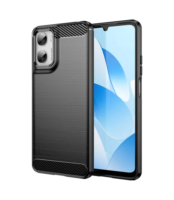 Carbon Brush TPU maskica za Motorola G06 4G / G06 Power 4G