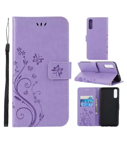 Preklopna torbica futrola Samsung Galaxy A70 cvijeće dizajn