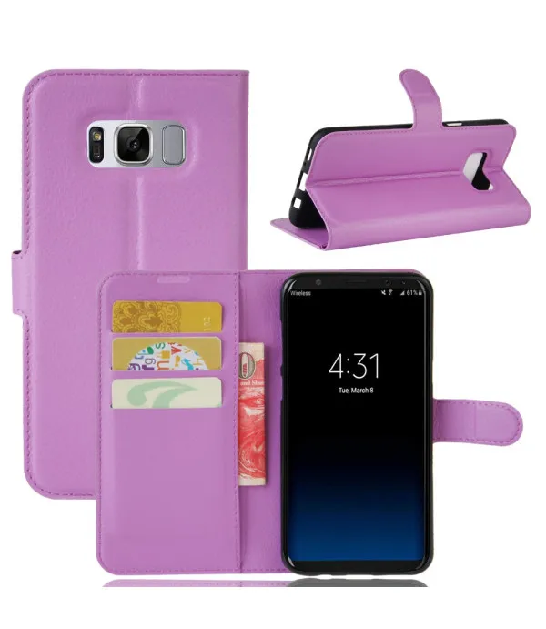 Litchi kožni novčanik torbica za Samsung Galaxy S8 Plus