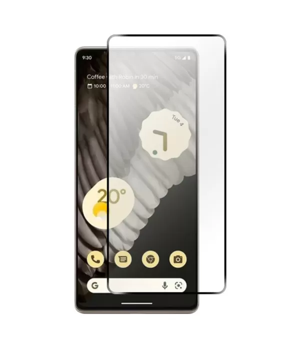 RURIHAI premium zaštitno staklo full glue crni rub za Google Pixel 8 5G