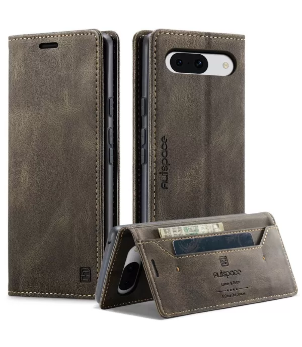 AUTSPACE Premium preklopna torbica za Google Pixel 8a RFID tehnologijom