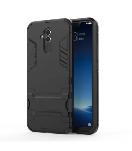 Silikonska - Plastična maska Hybrid sa stalkom za Huawei Mate 20 Lite