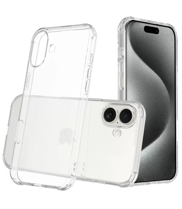 Prozirna silikonska maskica za iPhone 16 Plus