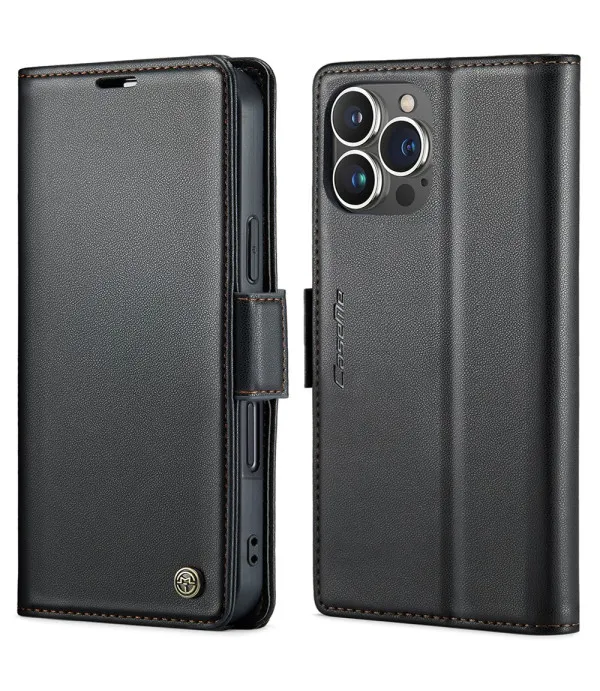 CASEME 023 kožna novčanik torbica za iPhone 16 Pro