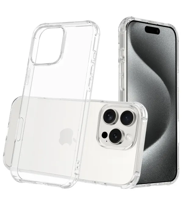 Prozirna silikonska zaštitna maskica za iPhone 16 Pro Max