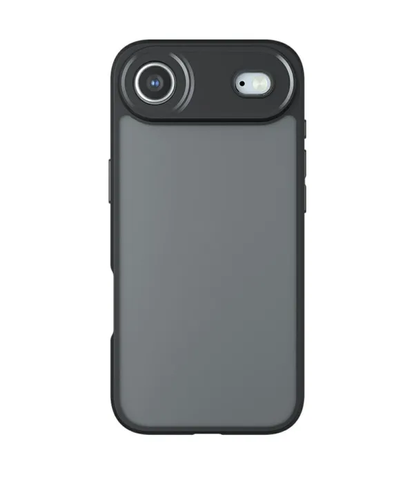 Maskica za iPhone Air – Skin-Touch TPU + PC, mat crna prozirna