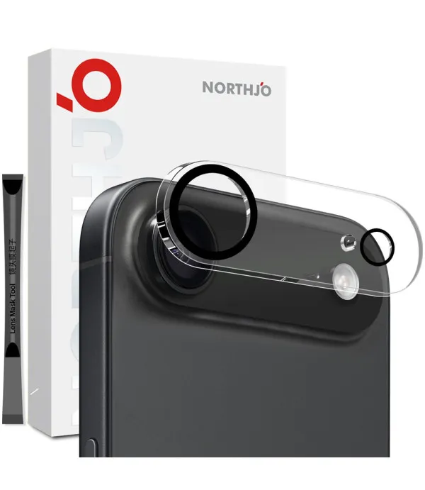 NORTHJO zaštitno staklo za kameru iPhone Air Black Circles