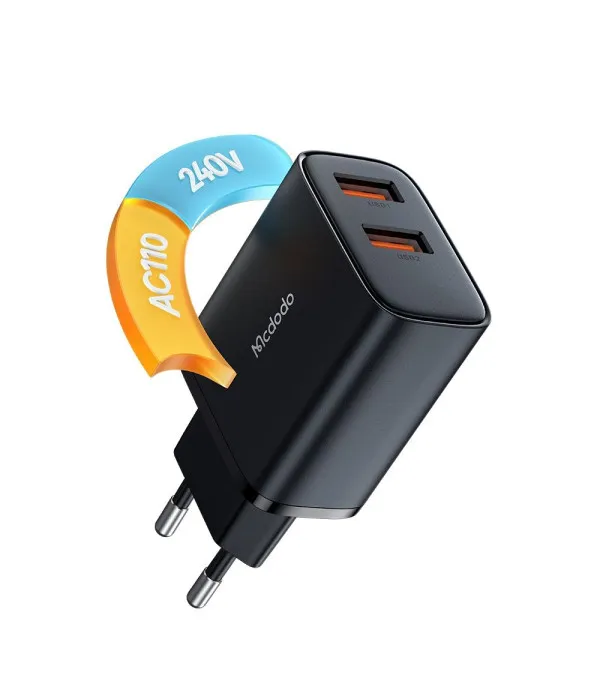 Mcdodo Beryllium Series CH-5070 kućni punjač 2x USB-A 12W