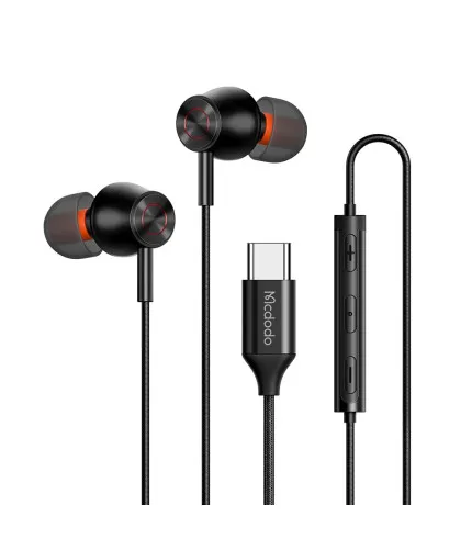 MCDODO Type C Digitalne DAC HiFi stereo žičane slušalice s mikrofonom i kontrolom glasnoće