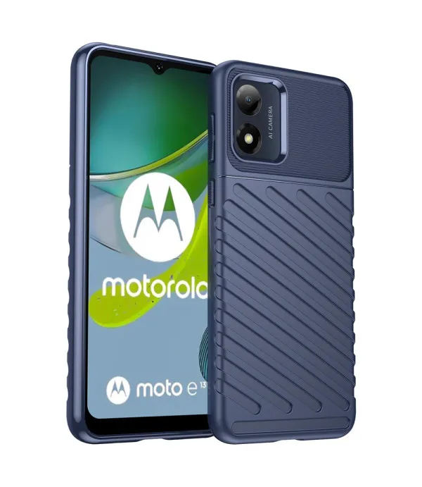 Thunder Series TPU zaštitna maskica za Motorola Moto E13 4G - plava