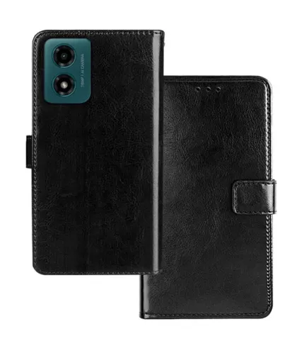 Crazy Horse preklopna torbica futrola Motorola Moto E14 4G