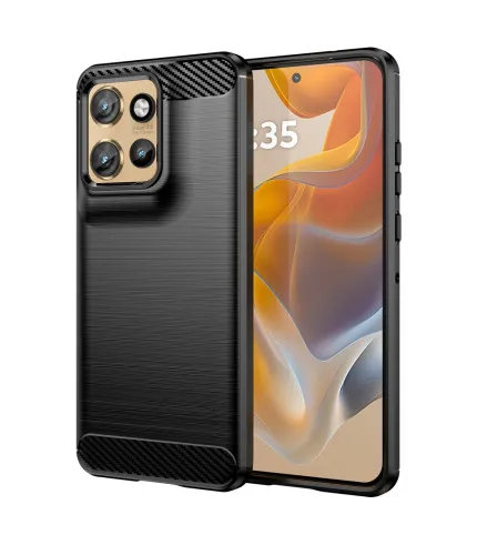 Carbon Brush silikonska zaštitna maskica Motorola Edge 50 Neo 5G