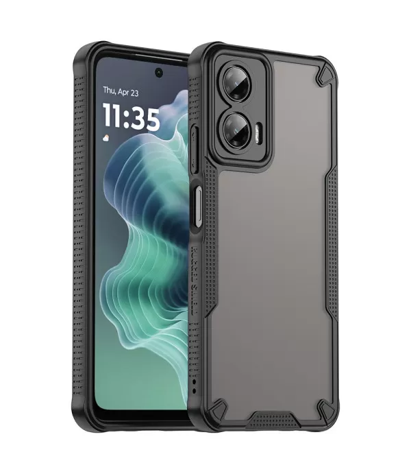 Hybrid Frosted prozirna maskica za Motorolu Moto G35 5G – Izdržljiva zaštita i moderan dizajn