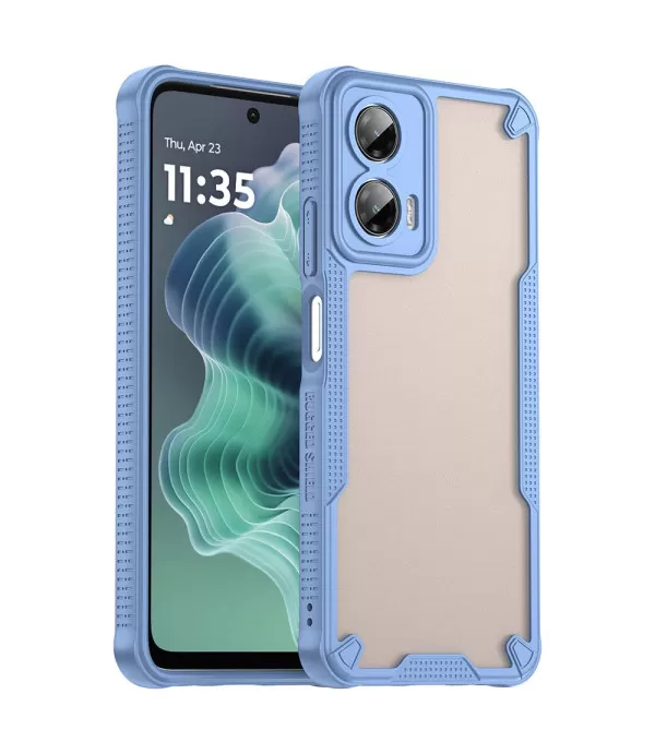 Hybrid Frosted prozirna maskica za Motorolu Moto G35 5G – Izdržljiva zaštita i moderan dizajn