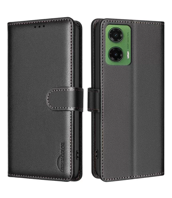 Crazy Horse novčanik preklopna torbica za Huawei Moto G35 5G