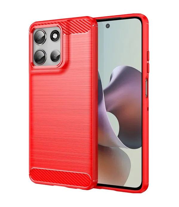 Carbon Brush TPU silikonska maska za Motorola Moto G56 5G