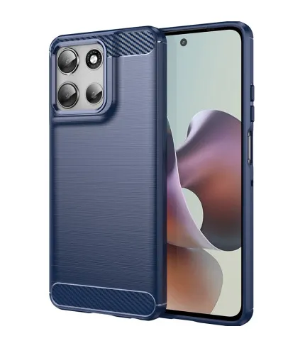 Carbon Brush silikonska zaštitna maskica Motorola Moto G56 5G