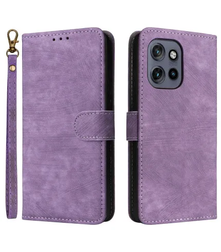  Preklopna novčanik torbica RFID block za Motorola Edge 50 neo 5G