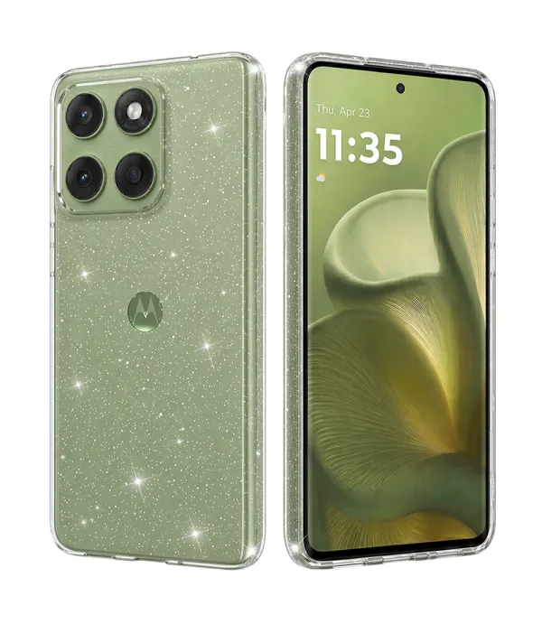 Glitter prozirna TPU maskica za Motorola Edge 60 5G / Edge 60 Fusion 5G