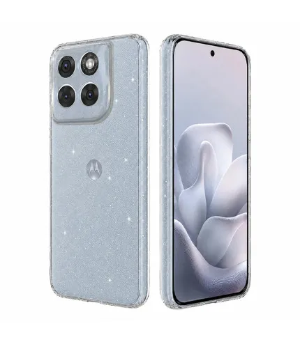Motorola Edge 70 Fusion 5G Glitter prozirna TPU maskica