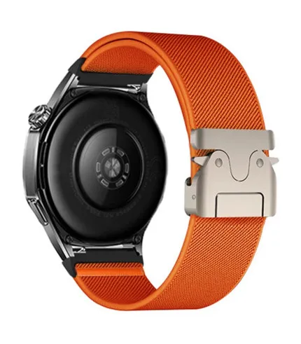 Huawei Watch GT 5 Pro 46mm / GT 5 46mm / GT 4 46mm 22mm elastični najlonski pleteni remen s metalnom kopčom