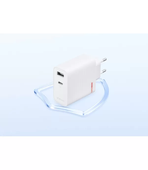 Originalni OnePlus SuperVOOC GaN USB-C + Type C adapter za napajanje - 80W