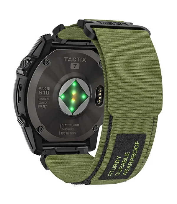 Rugged Nylon zamjenski remen za Garmin Fenix 8 / 7 / Forerunner 965 / 955 / 945 / 935