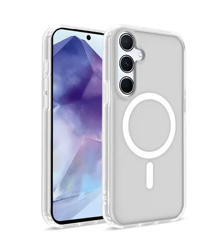 Samsung Galaxy A55 5G Mat prozirna MagSafe TPU maskica 