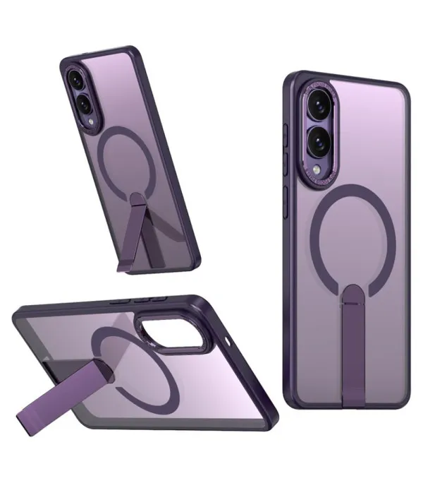 MagSafe Kickstand TPU + Acrylic maska za Samsung Galaxy S25 Edge