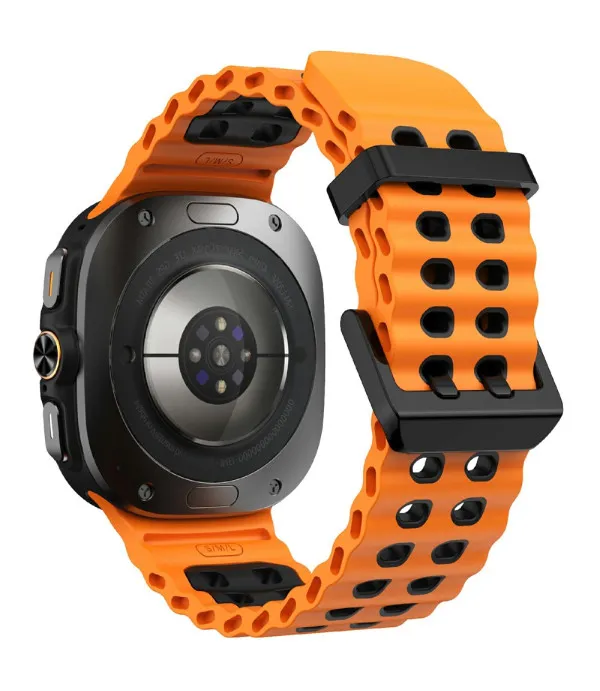 Sportski dvobojni silikonski remen za Samsung Galaxy Watch Ultra2 47mm / Watch Ultra 47mm