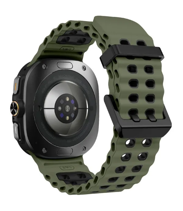 Sportski dvobojni silikonski remen za Samsung Galaxy Watch Ultra2 47mm / Watch Ultra 47mm