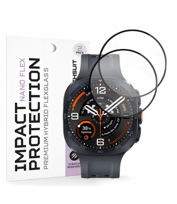 Techsuit Nano Flex zaštitna folija 2 Pack za Samsung Galaxy Watch Ultra 2