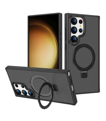 Samsung Galaxy S24 Ultra MagSafe zaštitna maskica s rotirajućim sklopivim stalkom
