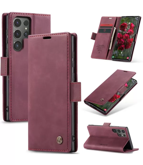 CASEME novčanik kožna torbica futrola za Samsung Galaxy S25 Ultra 5G