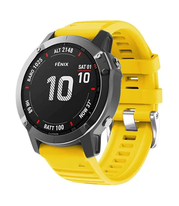 Zamjenski remen za Garmin Fenix 7X/6X/Tactix 7 – Silikonski, 26 mm