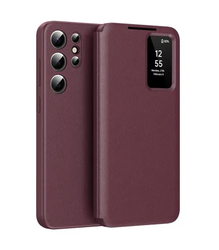 Samsung Galaxy S26 Ultra 5G Smart View preklopna kožna torbica futrola