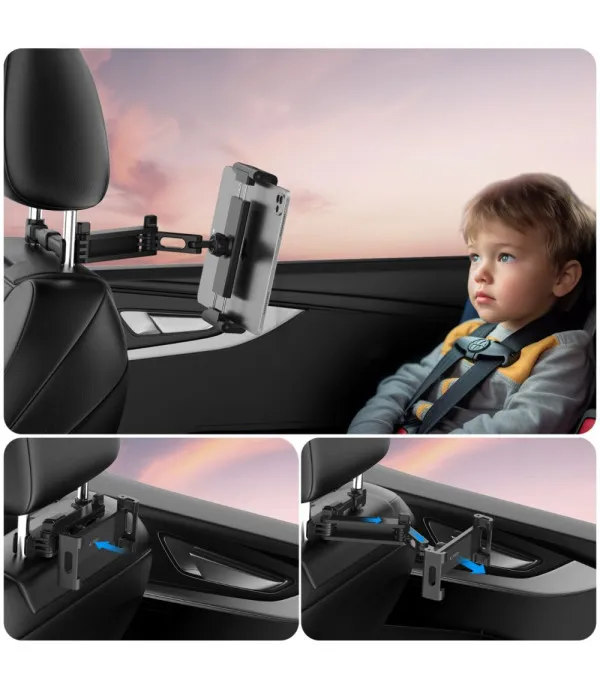 Tech-Protect V1 nosač za tablet za auto sjedalo