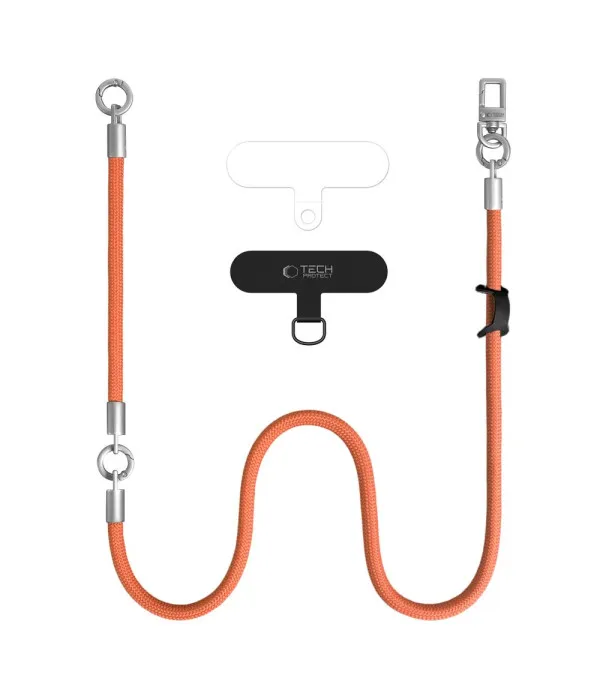 Tech-Protect C10S Rope Crossbody & Wrist univerzalna vezica za mobitel - Narančasta
