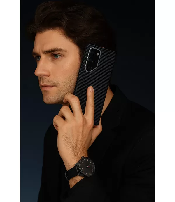 TECH-PROTECT Ion Carbon zaštitna maskica za Samsung S25 Ultra