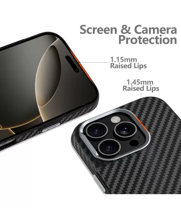 TECH-PROTECT Ion Carbon zaštitna maskica za Samsung S25 Ultra